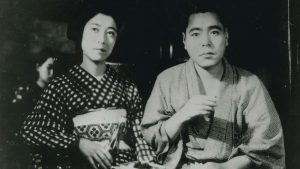 Fotogramma di "Storia di erbe fluttuanti" di Ozu