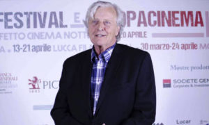Rutger Hauer al red carpet del Lucca Film Festival 2019